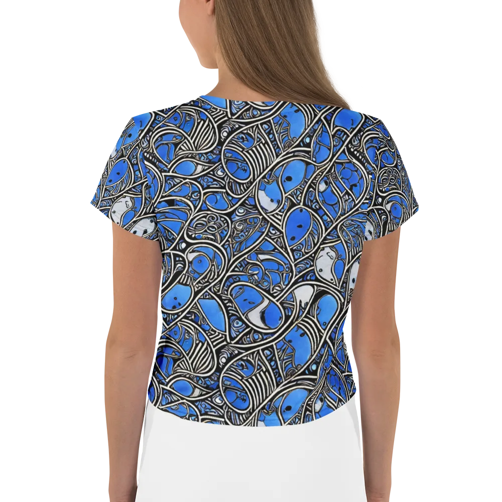 Inkfish Rhapsody on Crop Tee — Back