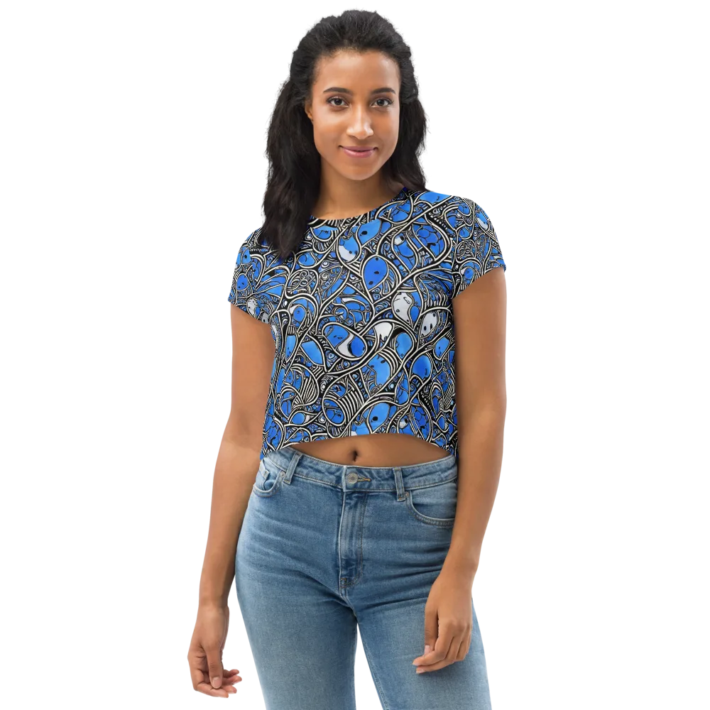 Inkfish Rhapsody on Crop Tee — Front