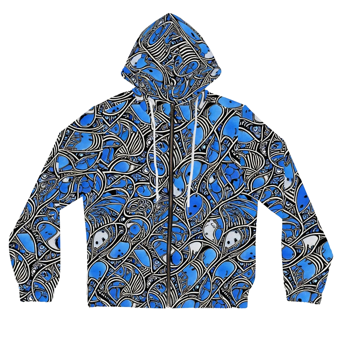 Inkfish Rhapsody on Women's Full-Zip Hoodie — Front