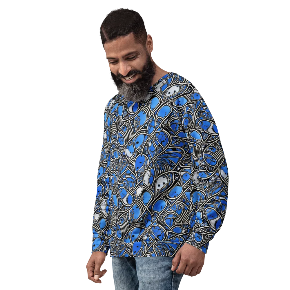 Inkfish Rhapsody on Sweatshirt — Left Front