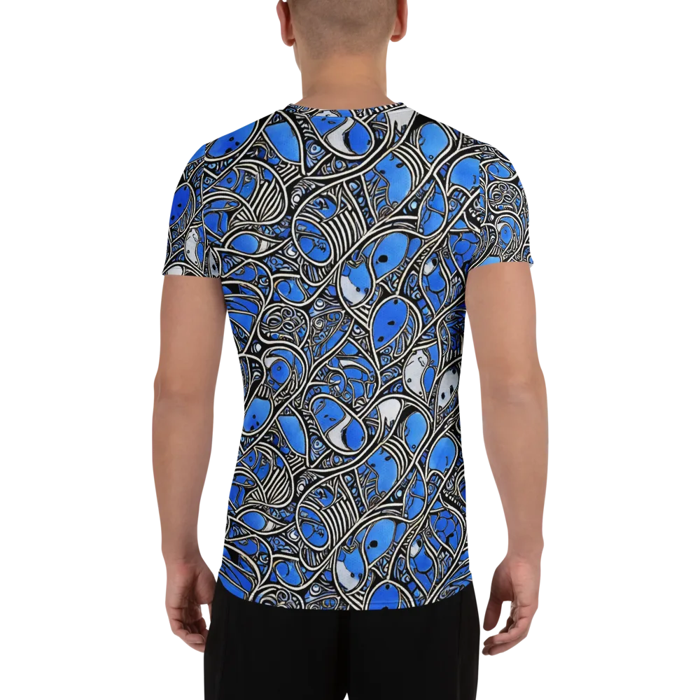 Inkfish Rhapsody on Men's Athletic T-Shirt — Back