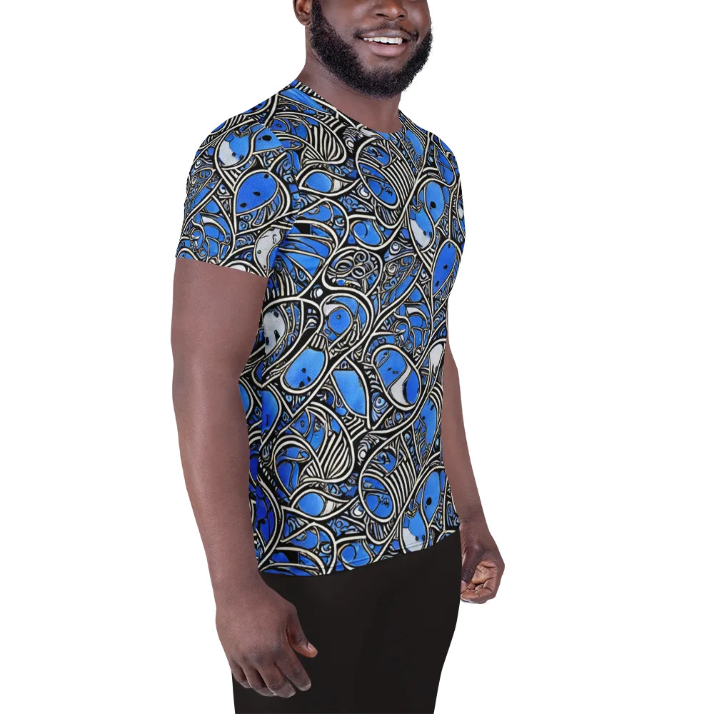 Inkfish Rhapsody on Men's Athletic T-Shirt — Right