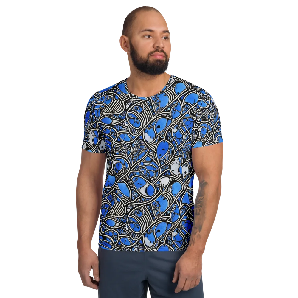 Inkfish Rhapsody on Men's Athletic T-Shirt — Front