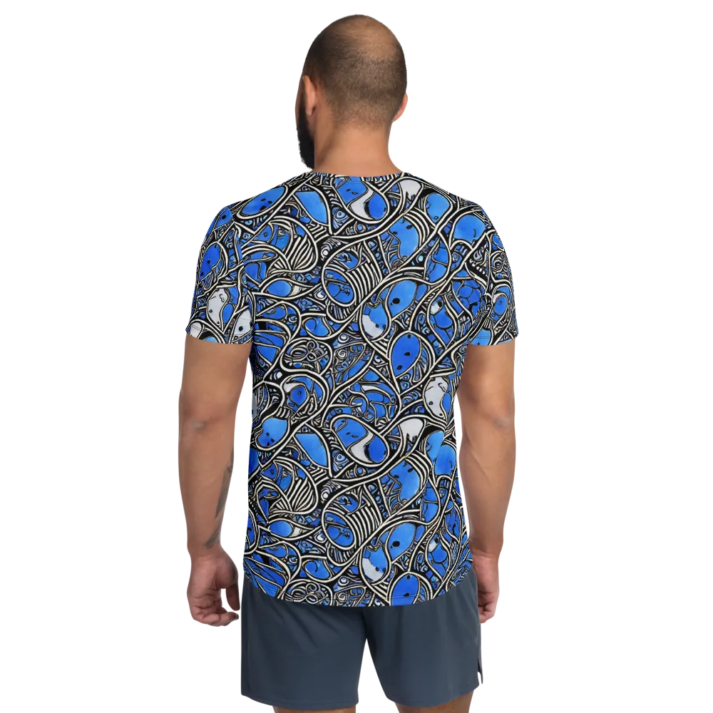Inkfish Rhapsody on Men's Athletic T-Shirt — Back