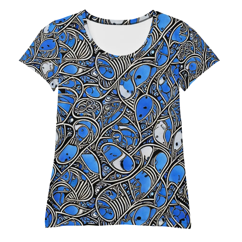 Inkfish Rhapsody on Women's Athletic T-Shirt — Front