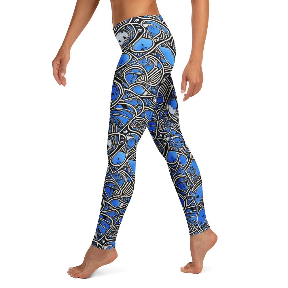 Inkfish Rhapsody on Leggings — Left