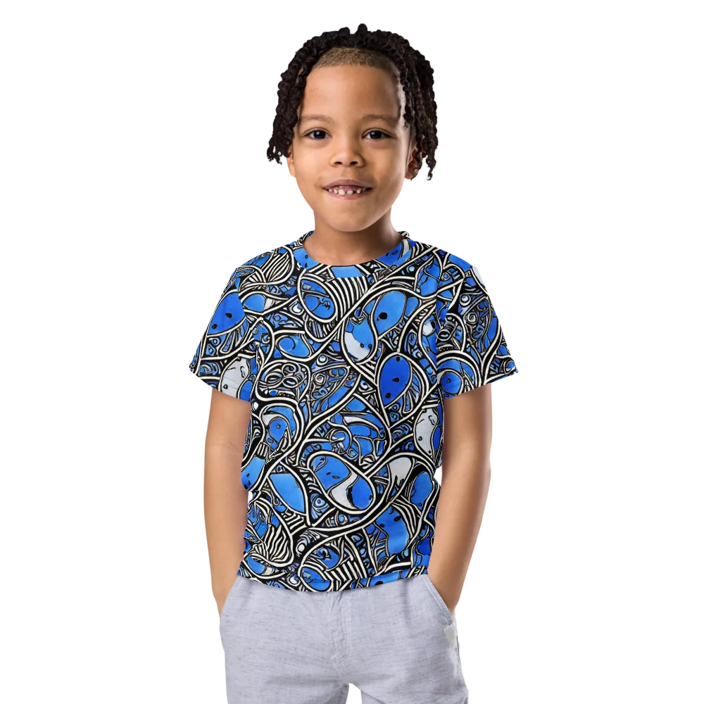 Inkfish Rhapsody on Kids Crew Neck T-Shirt — Front