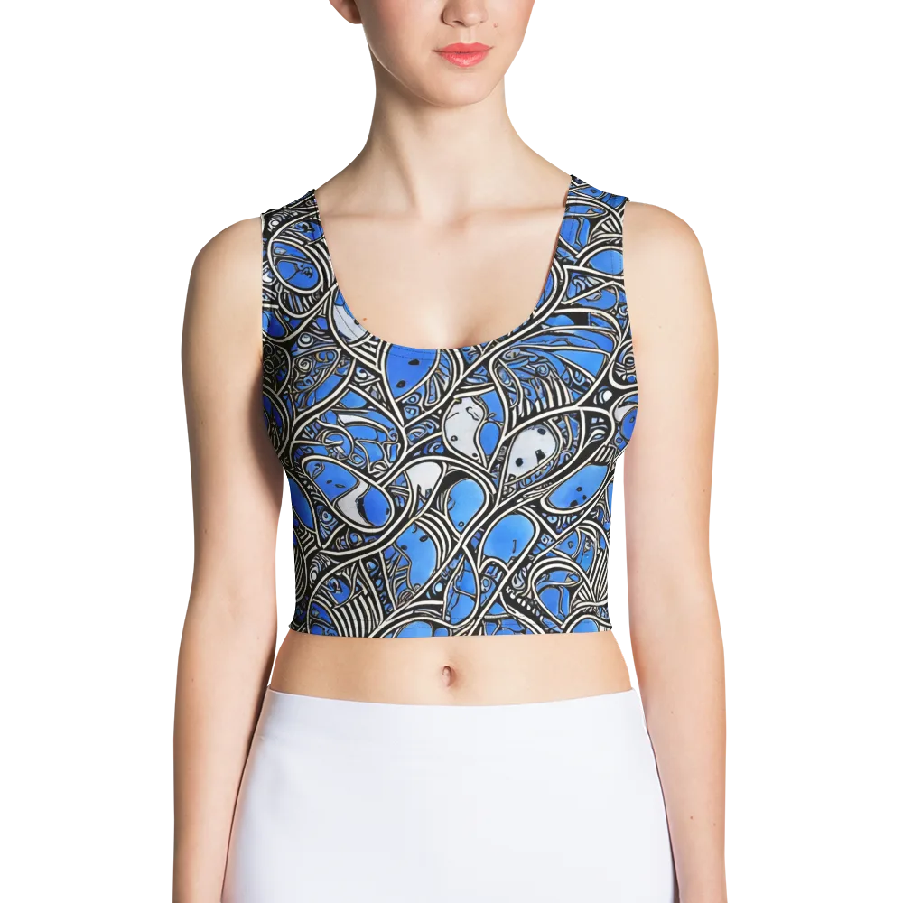 Inkfish Rhapsody on Crop Top — Front