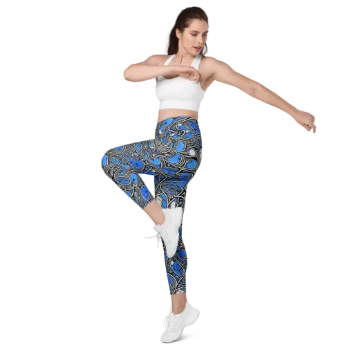 Inkfish Rhapsody on a Leggings with Pockets