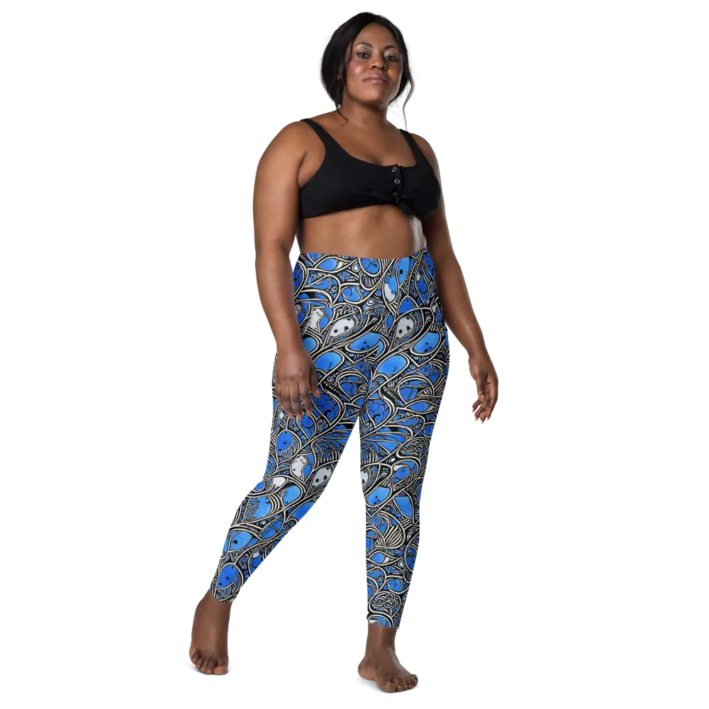 Inkfish Rhapsody on Leggings with Pockets — Front