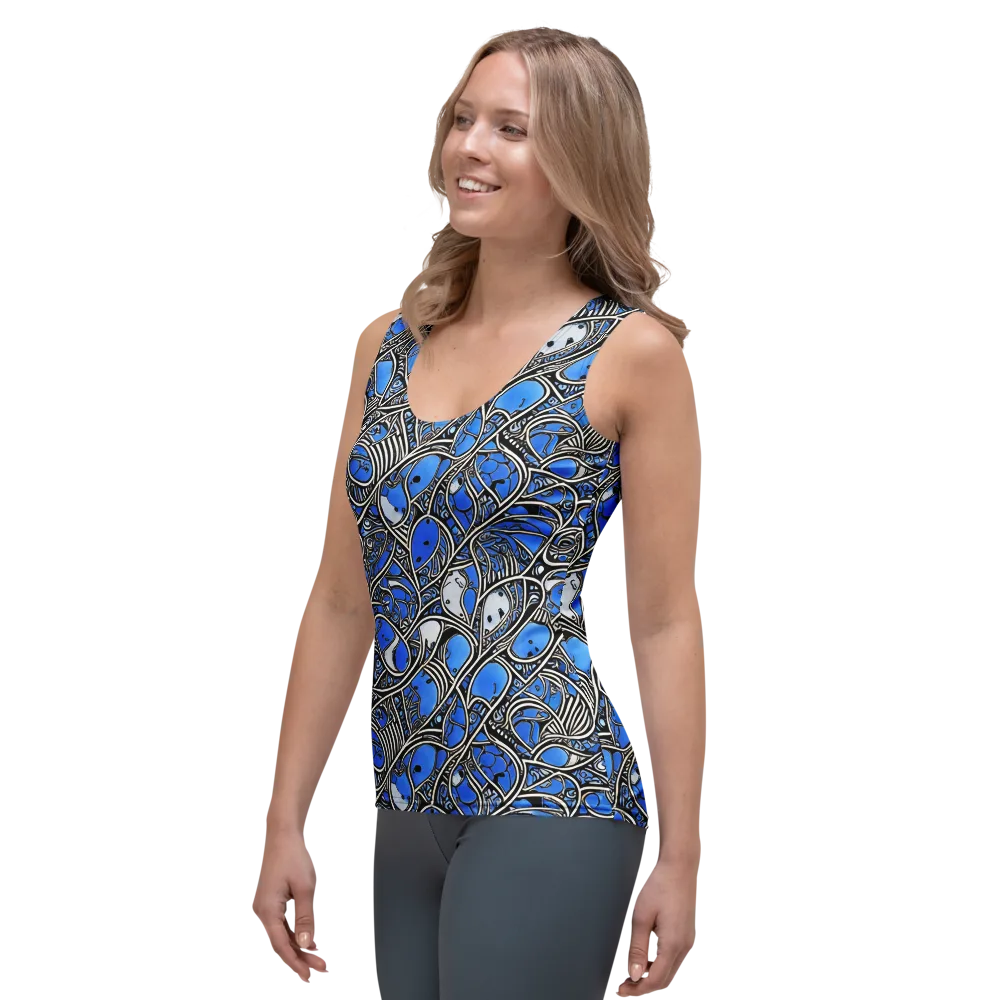 Inkfish Rhapsody on Women's Tank Top — Left Front