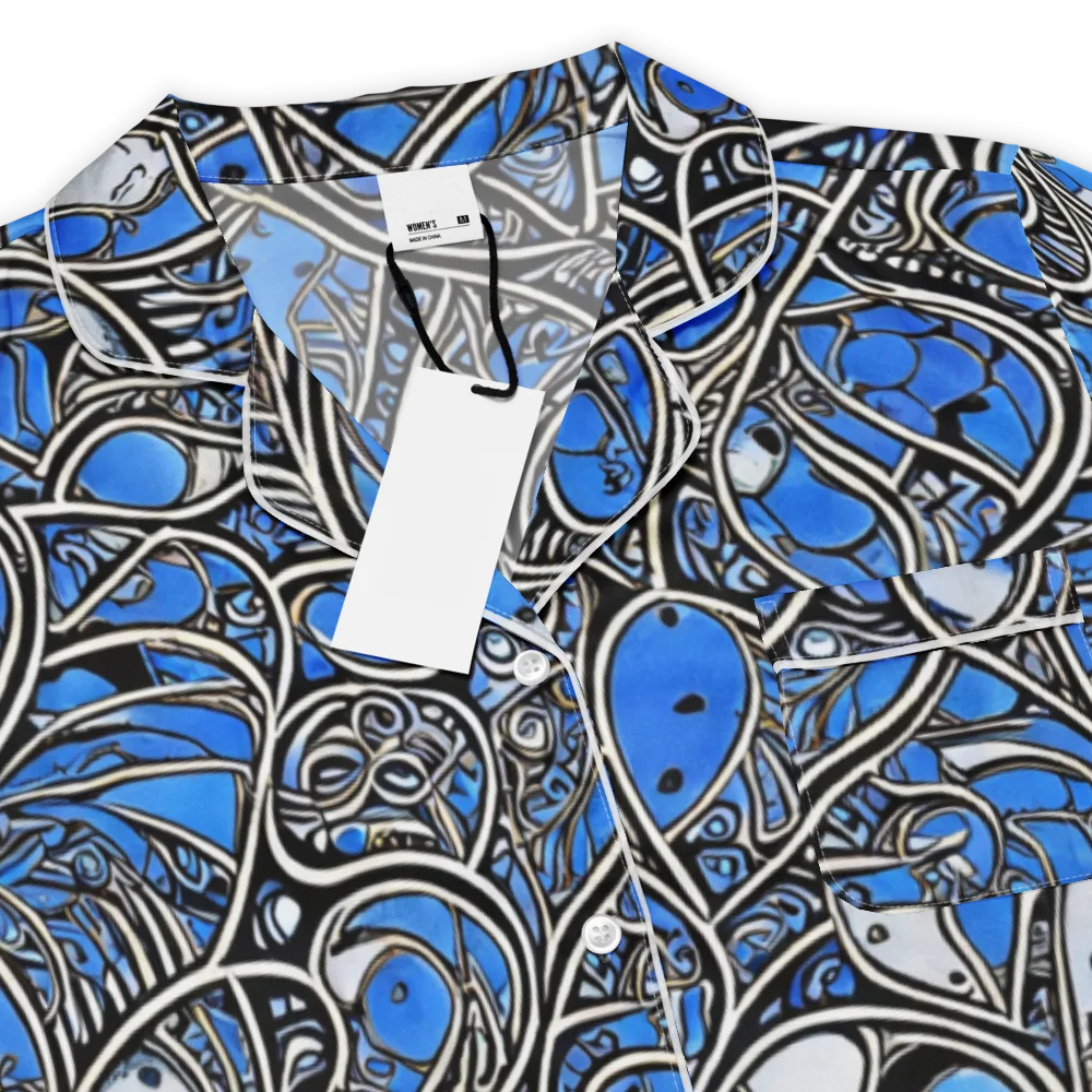 Inkfish Rhapsody on Women's Short Sleeve Pajama Top — Product details