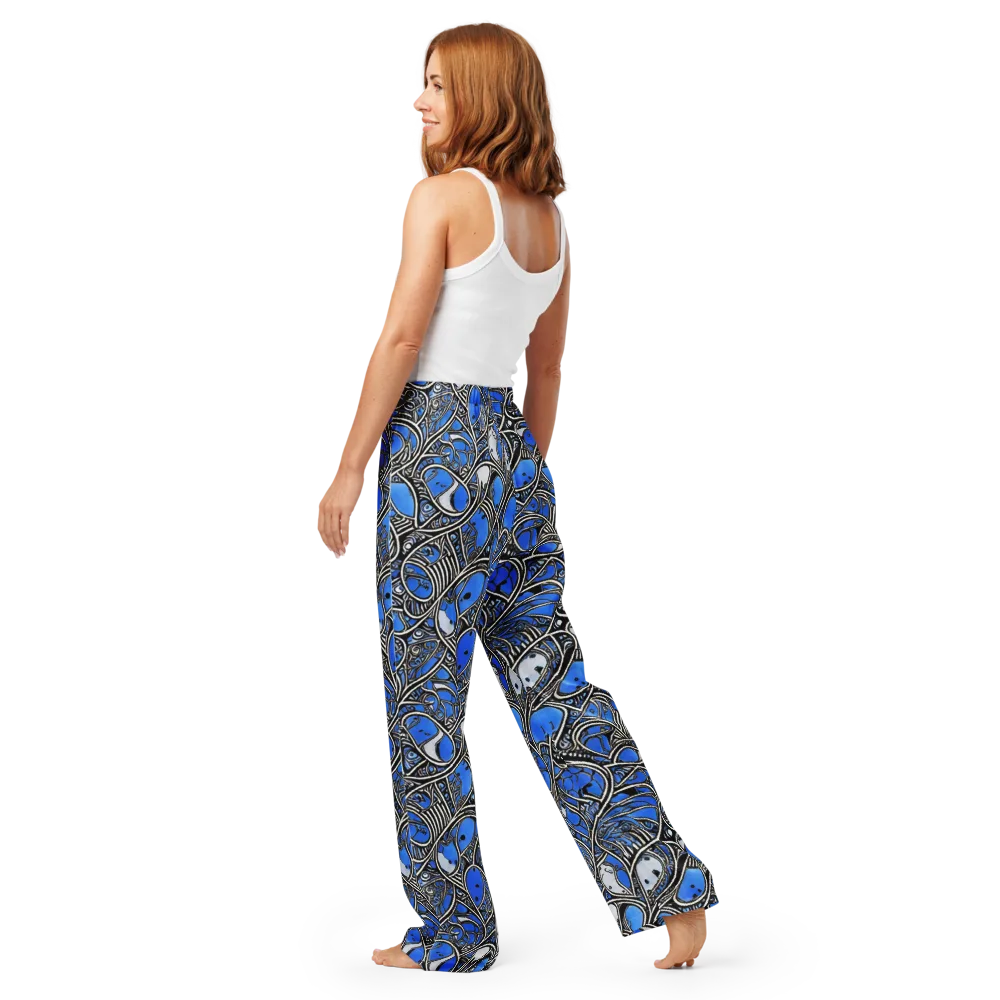 Inkfish Rhapsody on Women's Pajama Pants — Back