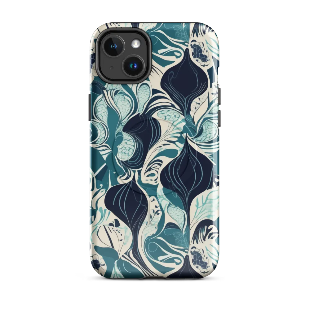 Indigo Tidal Garden on MagSafe Tough Case for iPhone® — Front