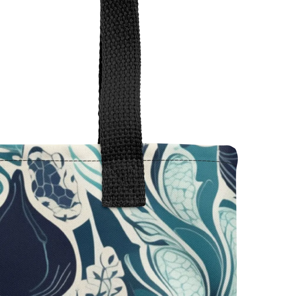 Indigo Tidal Garden on Tote Bag — Product details