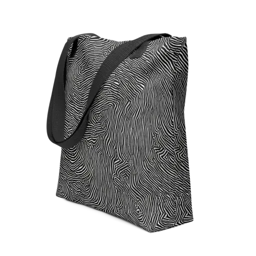Fingerprint Noir on a Tote Bag