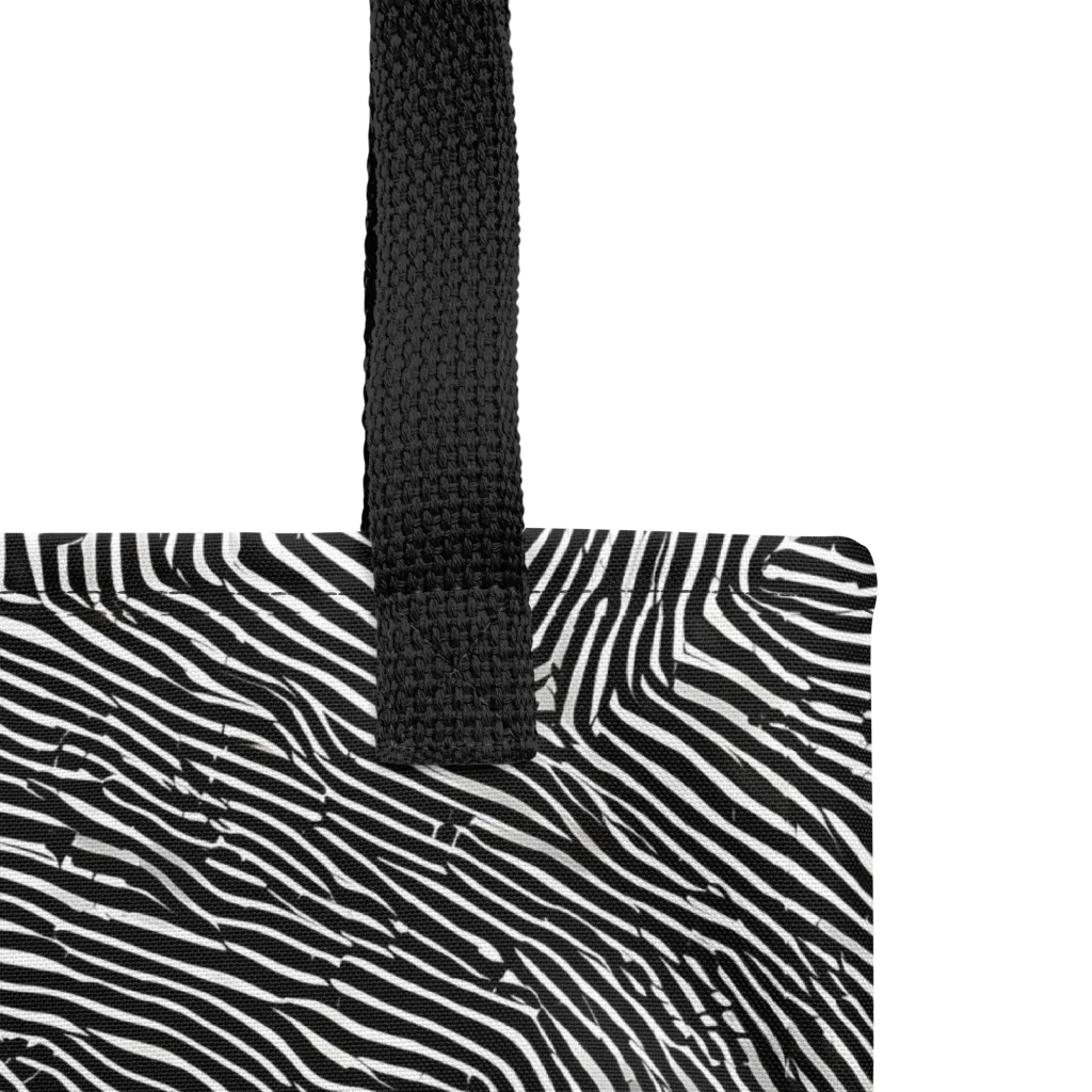 Fingerprint Noir on Tote Bag — Product details