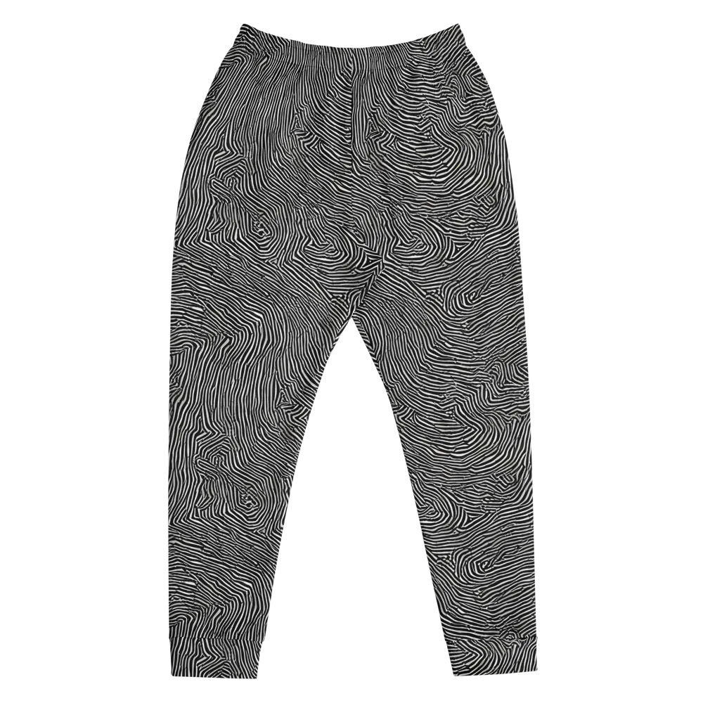 Fingerprint Noir on Men's Joggers — Front