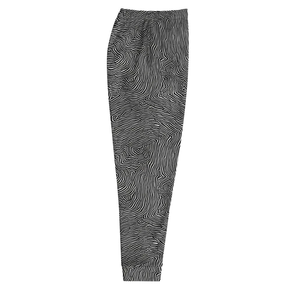 Fingerprint Noir on Men's Joggers — Right