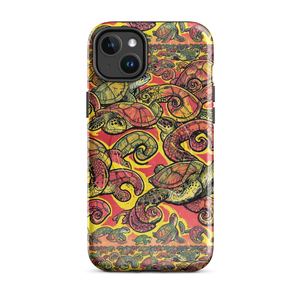 Tortoise Kaleidoscope on MagSafe Tough Case for iPhone® — Front