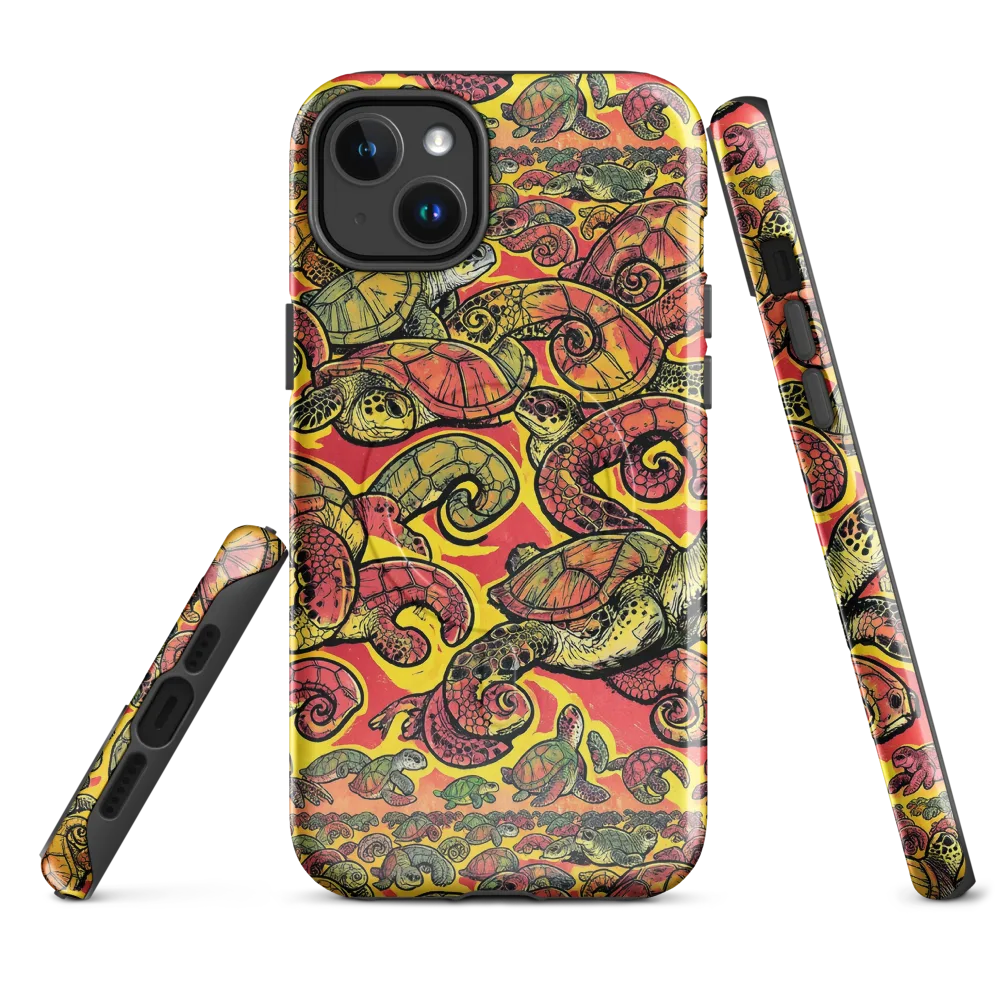 Tortoise Kaleidoscope on MagSafe Tough Case for iPhone® — Front