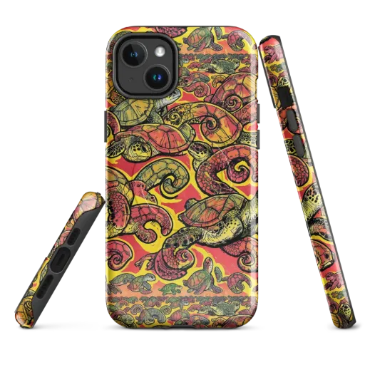 Tortoise Kaleidoscope on a MagSafe Tough Case for iPhone®