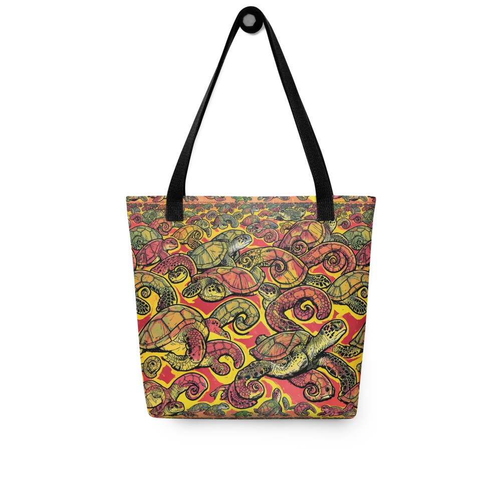 Tortoise Kaleidoscope on Tote Bag — Front