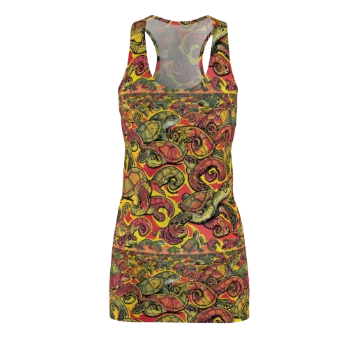 Tortoise Kaleidoscope on a Racerback Dress