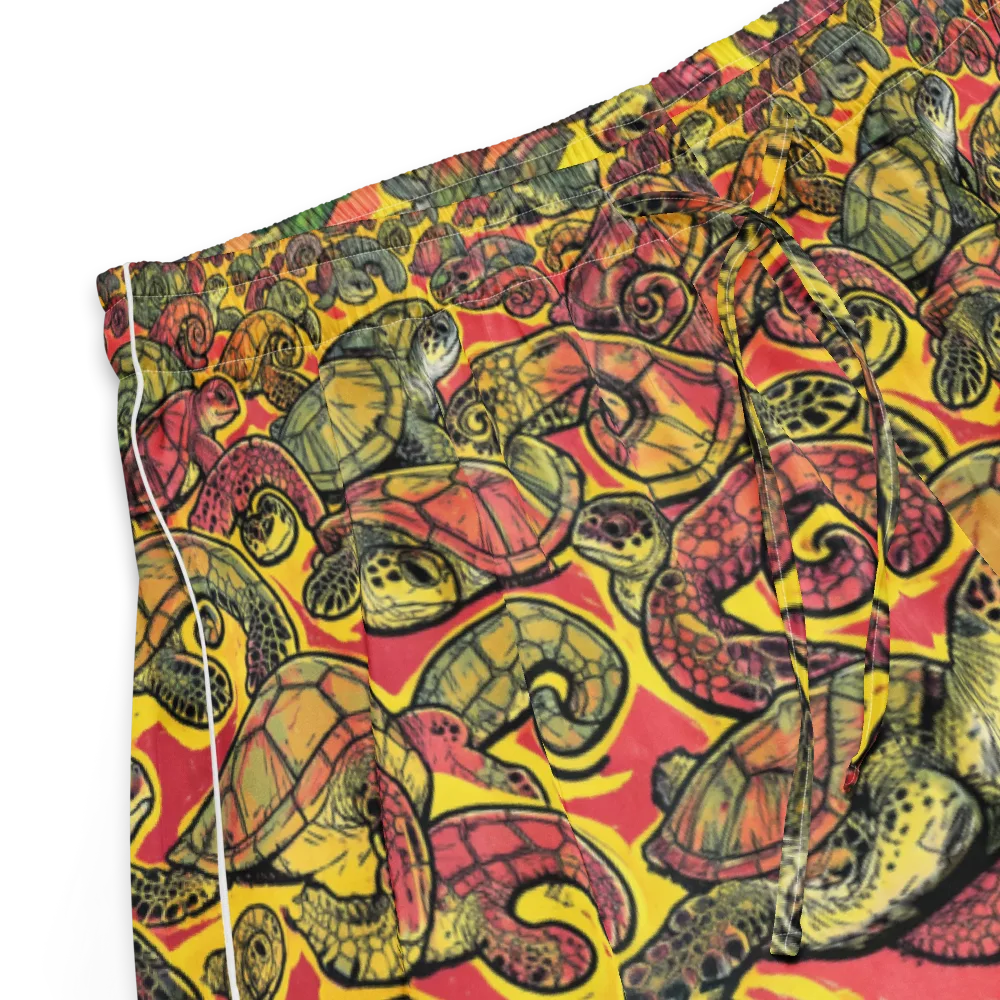 Tortoise Kaleidoscope on Women's Pajama Shorts — Product details
