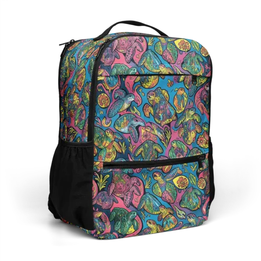 Coral Carousel on a Utility Backpack