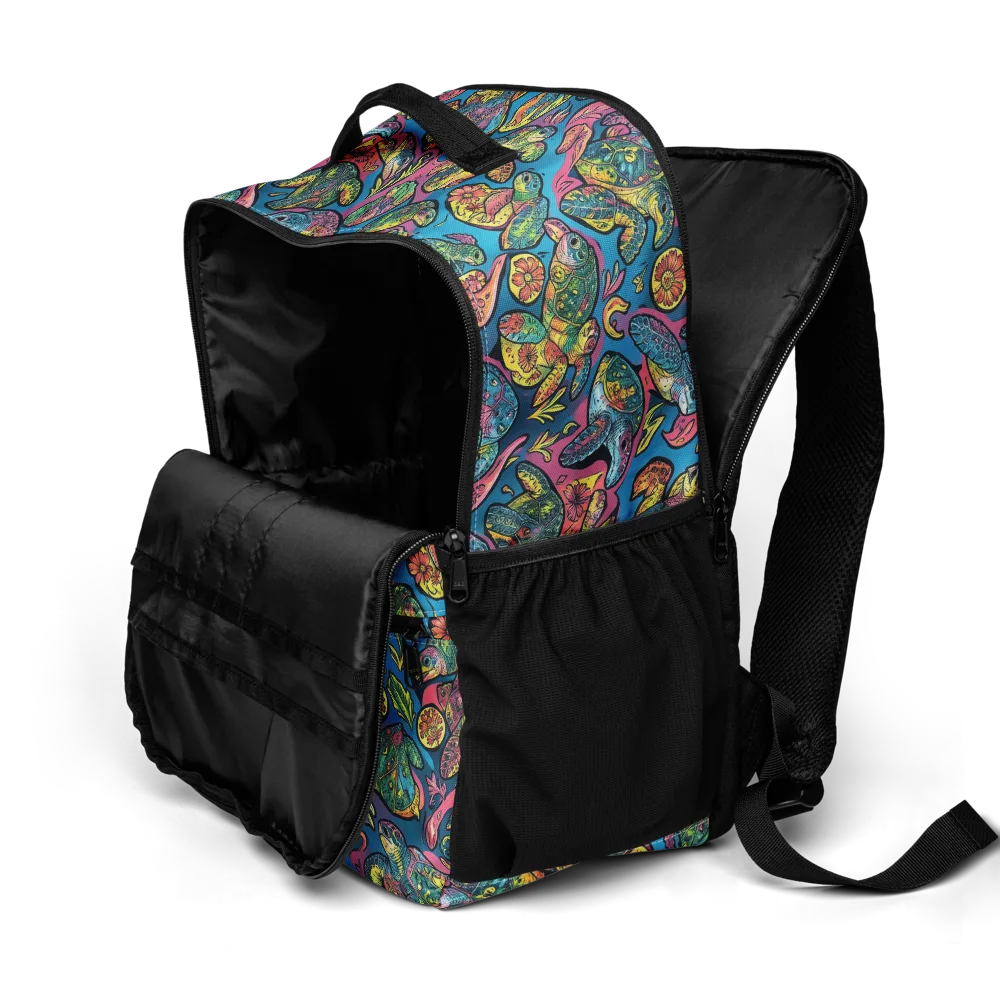 Coral Carousel on Utility Backpack — Product details 2