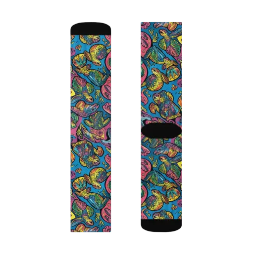 Coral Carousel on a Socks