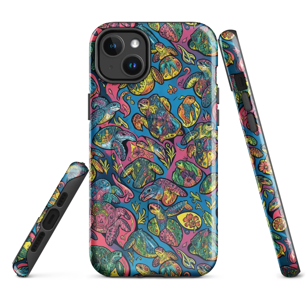Coral Carousel on MagSafe Tough Case for iPhone® — Front