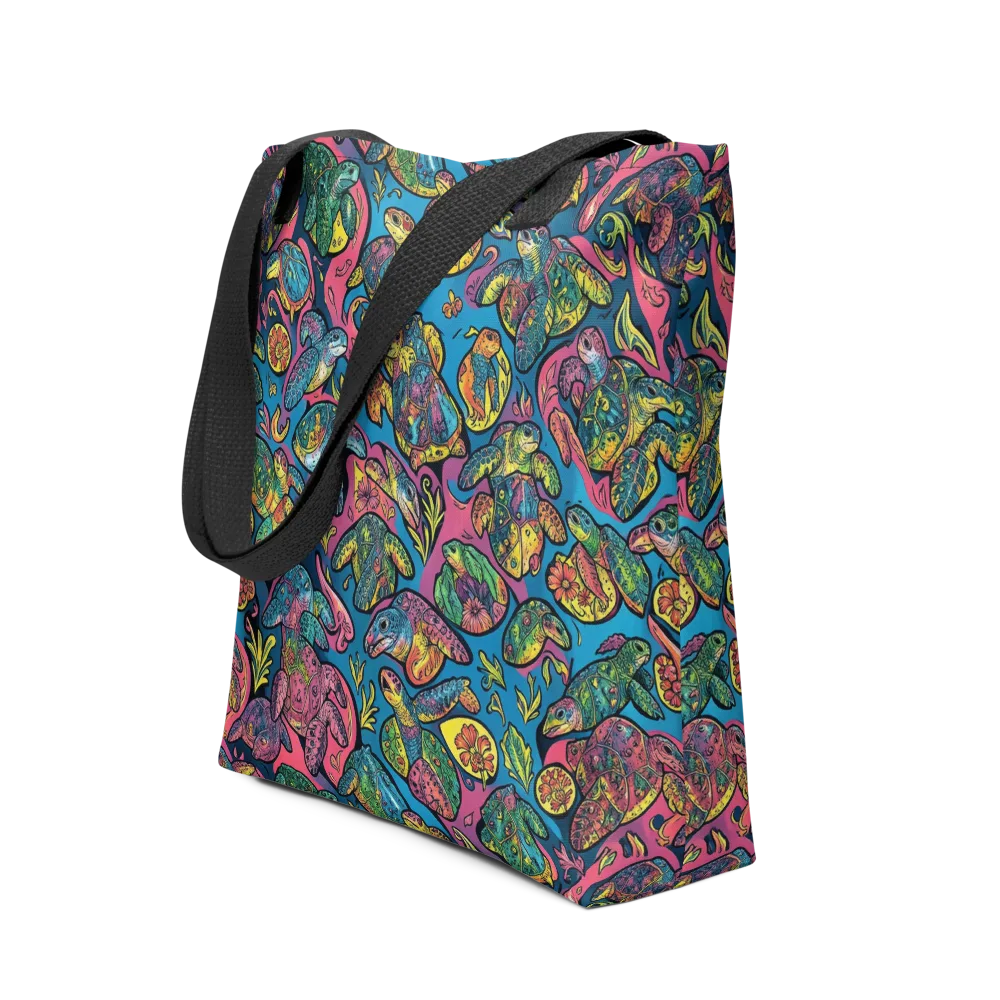 Coral Carousel on Tote Bag — Front