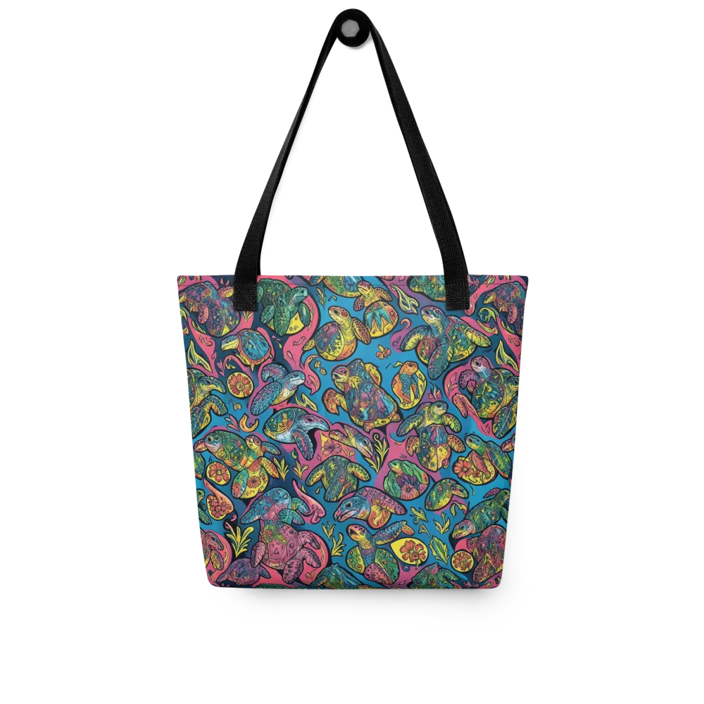 Coral Carousel on Tote Bag — Front