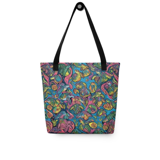 Coral Carousel on a Tote Bag