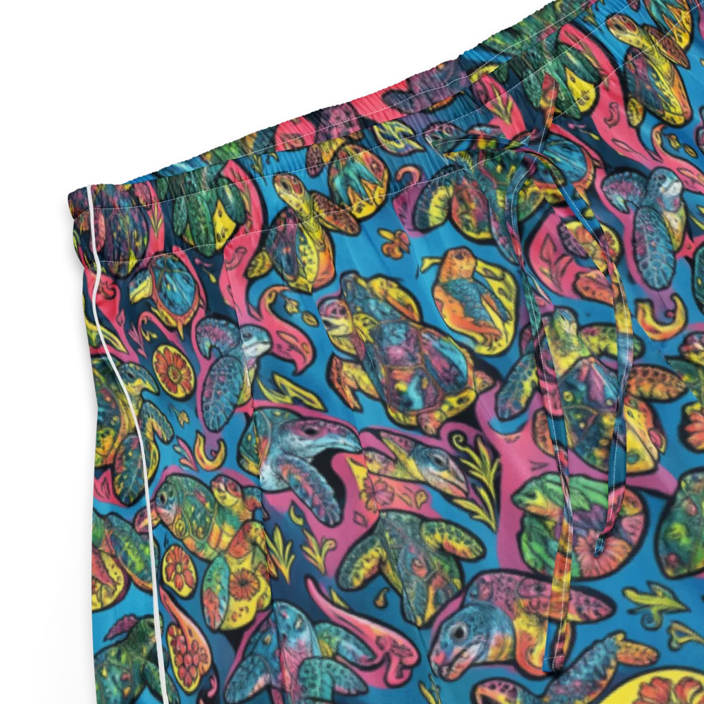 Coral Carousel on Women's Pajama Shorts — Product details