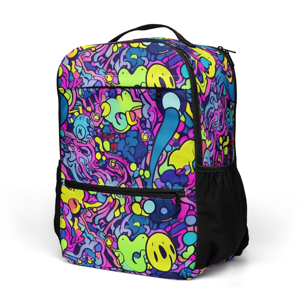 Electric Oddity on Utility Backpack — Left Front
