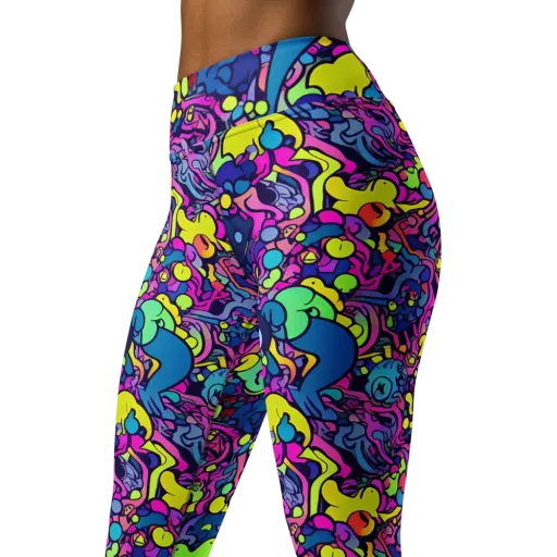Electric Oddity on a Yoga Leggings