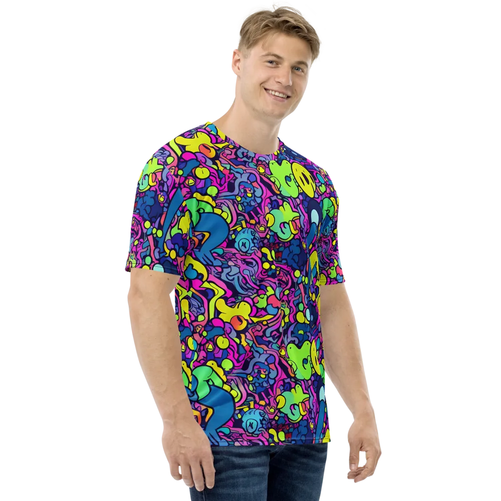Electric Oddity on Men's Crew Neck T-Shirt — Right