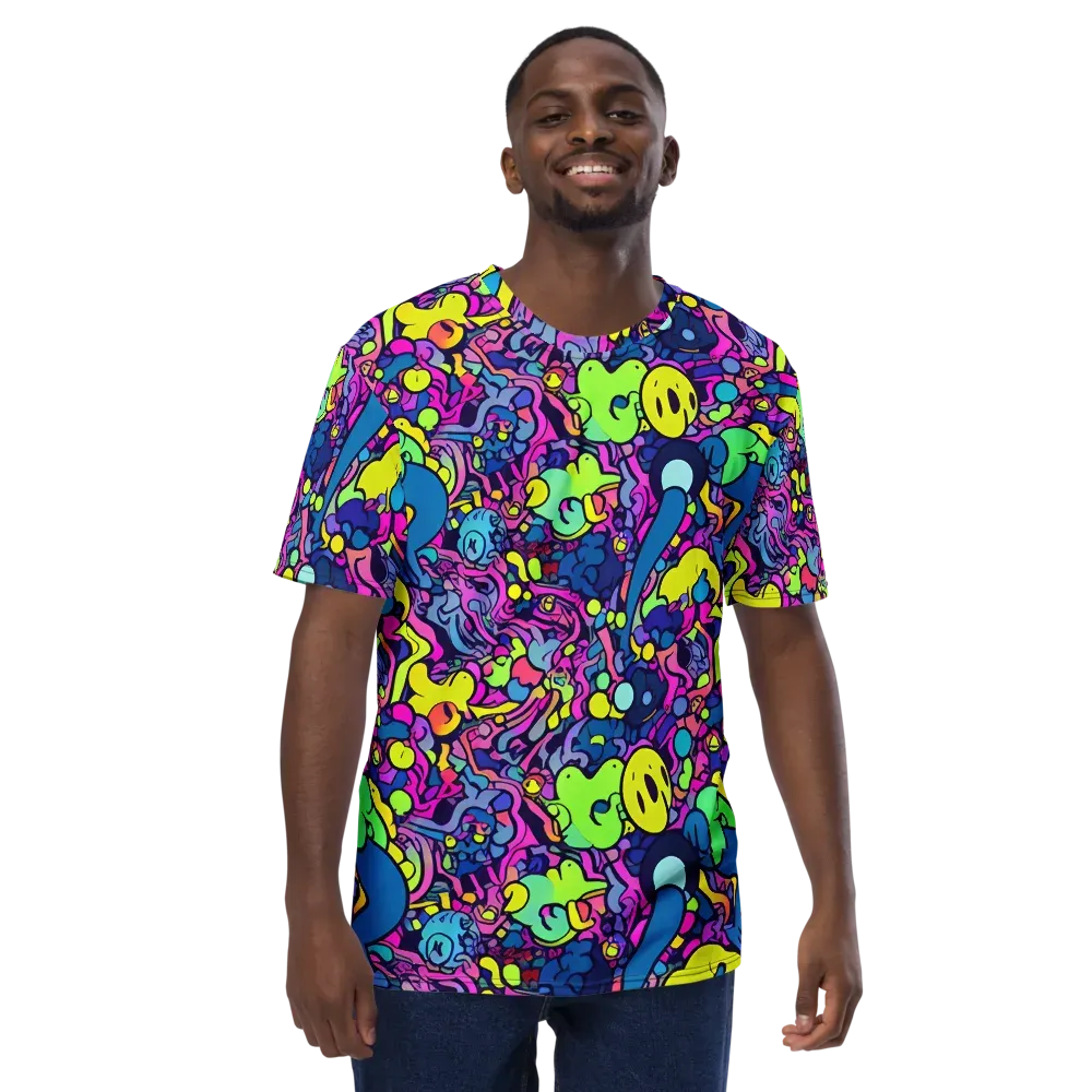 Electric Oddity on Men's Crew Neck T-Shirt — Front