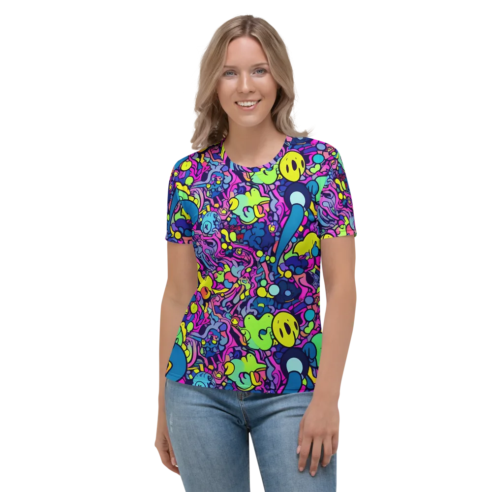 Electric Oddity on Women's Crew Neck T-Shirt — Front
