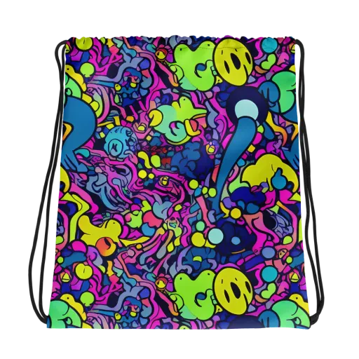 Electric Oddity on a Drawstring Bag