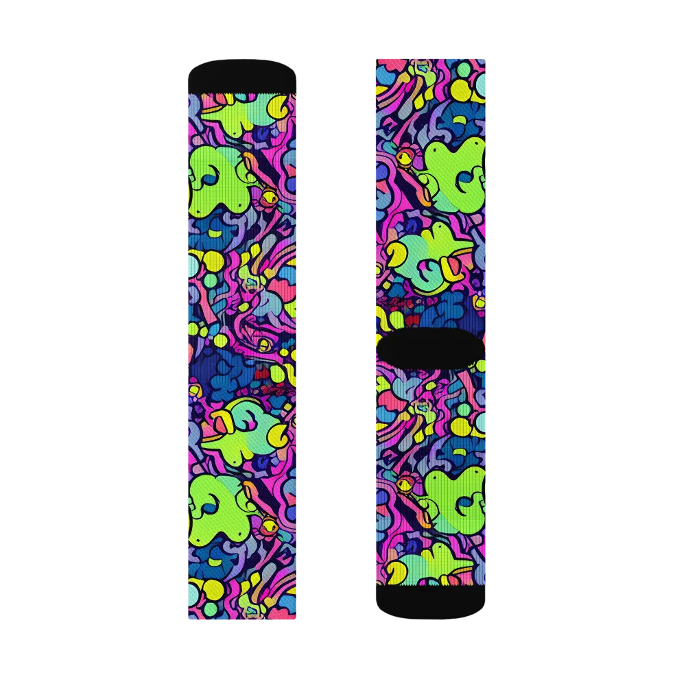Electric Oddity on Socks — Left Sock