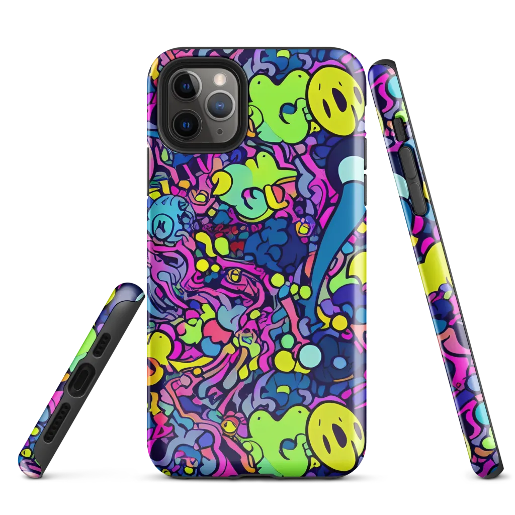 Electric Oddity on Tough Case for iPhone® — Front