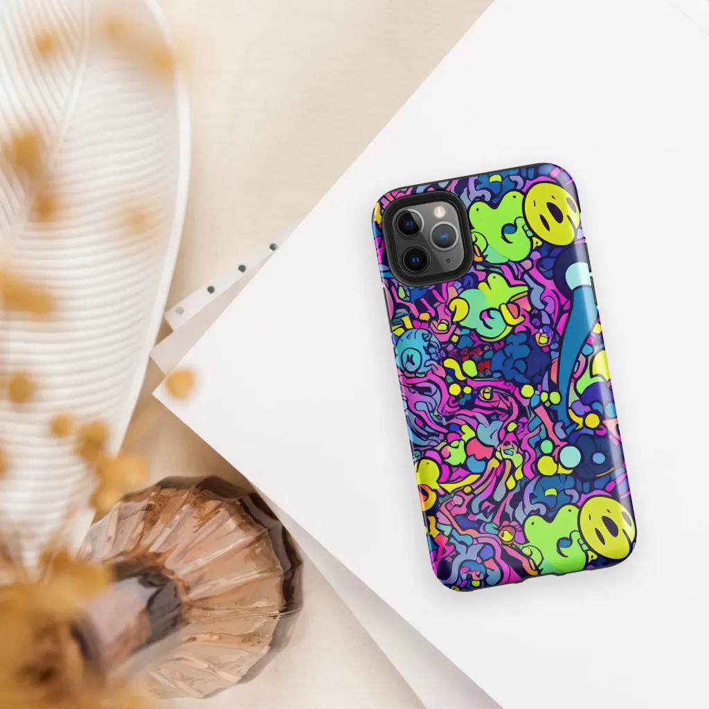 Electric Oddity on Tough Case for iPhone® — Front