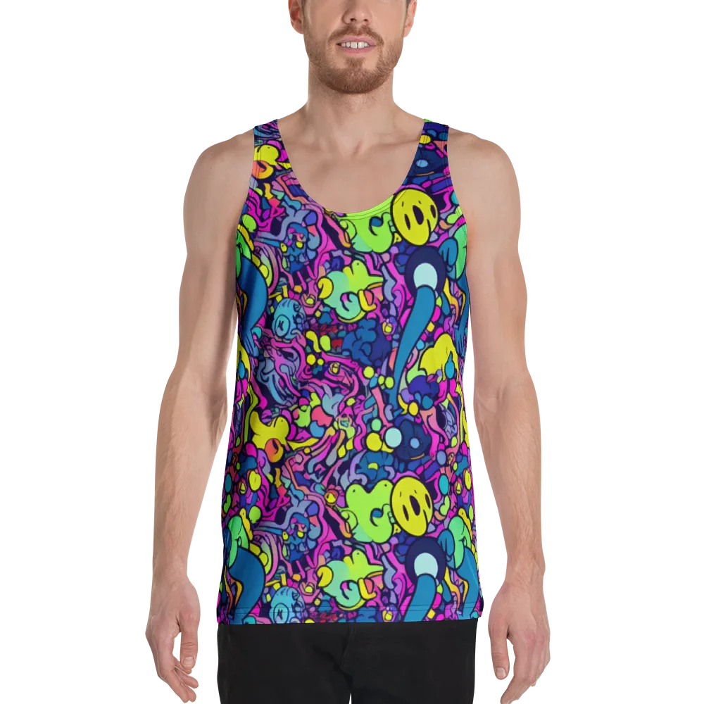 Electric Oddity on Men's Tank Top — Front