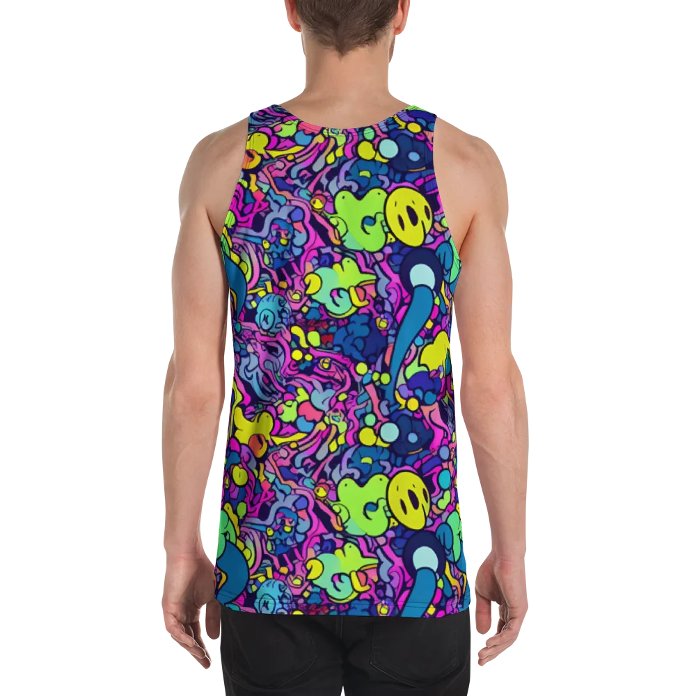 Electric Oddity on Men's Tank Top — Back