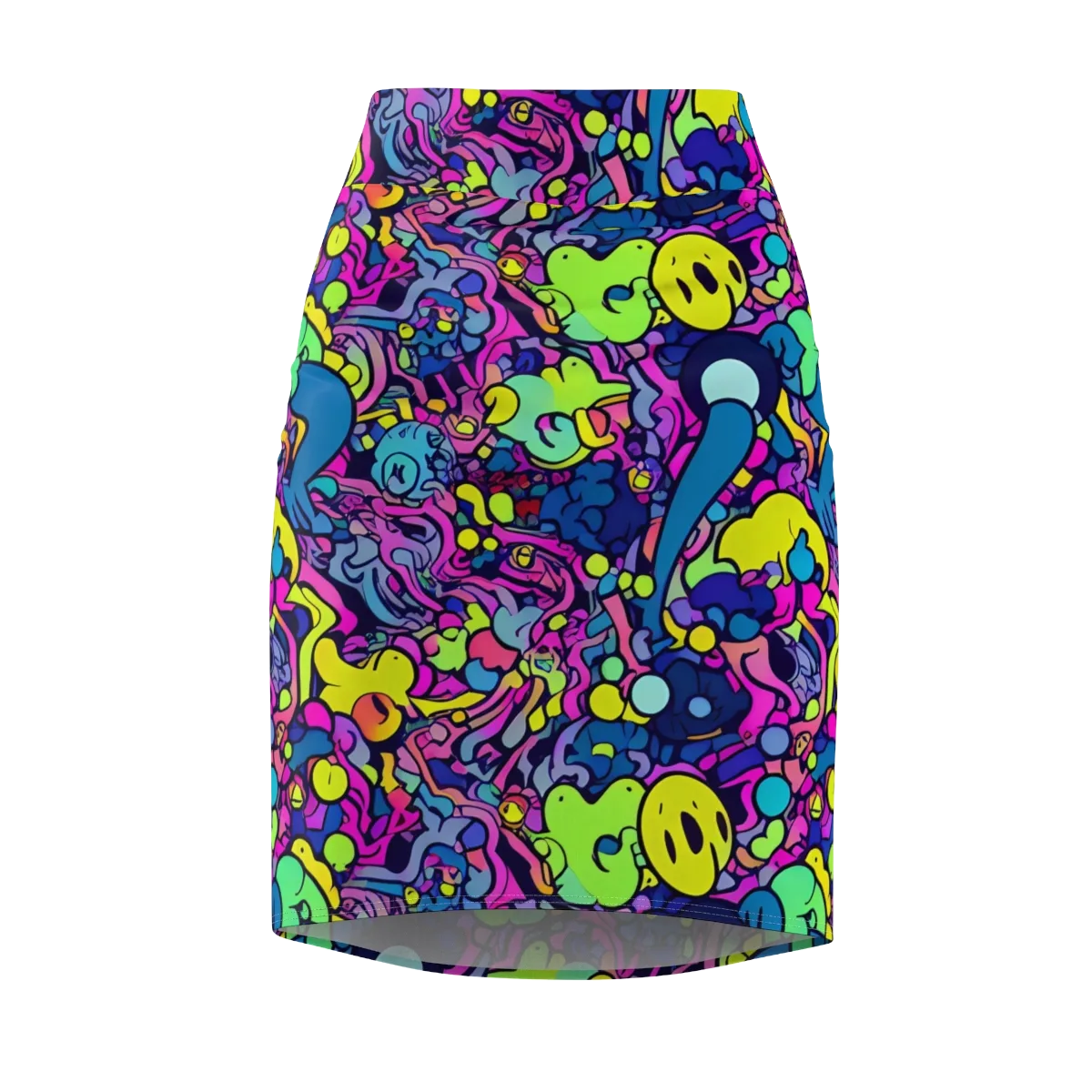 Electric Oddity on Pencil Skirt — Front