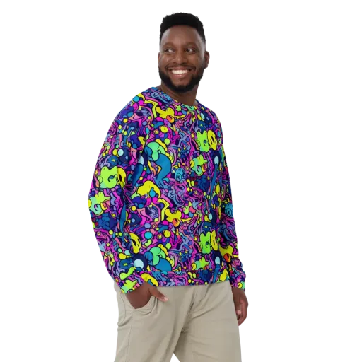 Electric Oddity on a Sweatshirt